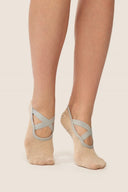 Damskie skarpetki antypoślizgowe do jogi Gabriella SW085 w kolorze beige, rozmiar 35/38 #extras_beige