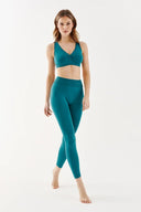 Bezszwowe legginsy Gabriella Shape z efektem pushup w kolorze szmaragdowym rozmiar S/M #extras_emerald