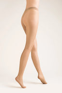 Rajstopy Exclusive 8 den Gabriella w kolorze beige, rozmiar 2 — supercienkie rajstopy gładkie 8 den #extras_beige