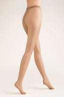 Rajstopy Gabriella Exclusive 15 den gładkie w kolorze gazela, rozmiar 2 #extras_gazela