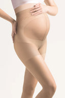 Cienkie rajstopy ciążowe Gabriella Mamma 20 den w kolorze beige rozmiar 2 #extras_beige