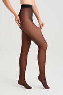 Gładkie rajstopy Gabriella Special Second Skin w kolorze nero rozmiar 2/3 #extras_nero