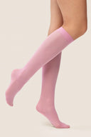 Kryjące podkolanówki Microfibre z mikrofibry w kolorze różowym #extras_rose