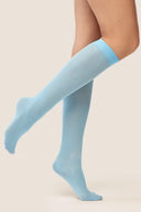 Kryjące podkolanówki Microfibre z mikrofibry w kolorze niebieskim #extras_blue