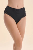 Damskie figi z koronką Gabriella BM031 w kolorze czarnym nero, rozmiar M #extras_nero