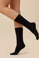 Długie skarpetki z wełną Gabriella SW071 w kolorze nero, rozmiar 35/38 #extras_nero