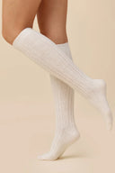 Ciepłe podkolanówki Gabriella SW072 z wełną alpaki w kolorze cream, rozmiar 35/38 #extras_cream