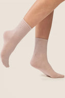Skarpetki Gabriella SW089 za kostkę w kropeczki, kolor rose, rozmiar 35/38 #extras_rose